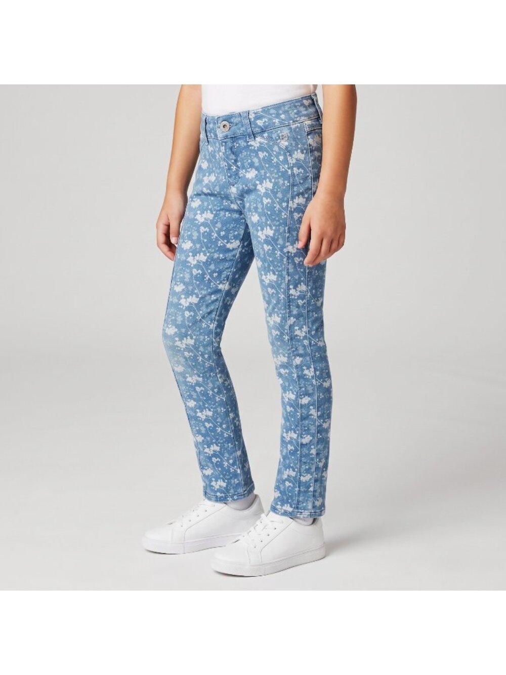 Triple Flip Boutique Girl's Blue Meadow Jeggings Blue Denim Jean Pants in size 8